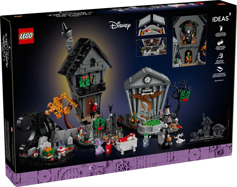 Idées Disney Diorama L'Etrange Noël de Monsieur Jack de Tim Burton (21351)
